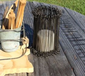 incredibly easy diy wire candle holders, crafts