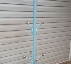 easy diy coat rack makeover, painted furniture