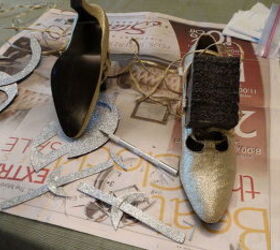witch shoes halloween decoration, halloween decorations, repurposing upcycling, seasonal holiday decor