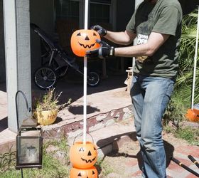 halloween pumpkin archway, halloween decorations, seasonal holiday decor