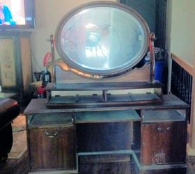 french country dressing table, painted furniture