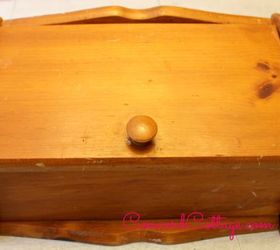 vintage breadbox makeover, crafts, repurposing upcycling