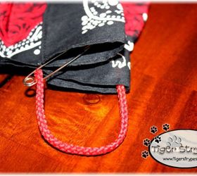 learn to make your own bandana bag, crafts, repurposing upcycling