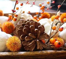 fall painted neutral pumpkins, crafts, seasonal holiday decor