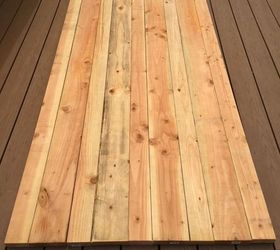 diy large outdoor dining table seats 10 12, diy, outdoor furniture, outdoor living, woodworking projects