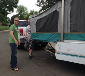 thrifty pop up camper renovation, diy, home improvement