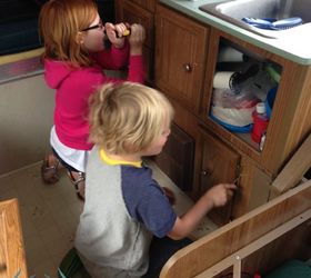 thrifty pop up camper renovation, diy, home improvement