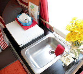 thrifty pop up camper renovation, diy, home improvement