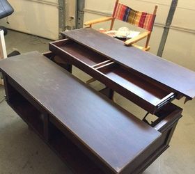 faux wood grain, painted furniture, repurposing upcycling