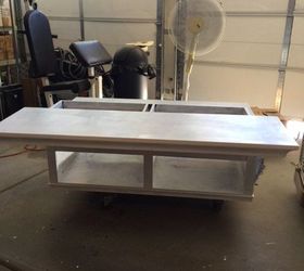 faux wood grain, painted furniture, repurposing upcycling