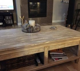 faux wood grain, painted furniture, repurposing upcycling