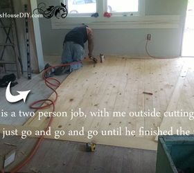 how to install an inexpensive wood floor, diy, flooring, hardwood floors, how to