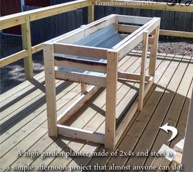 build a tall garden planter because weeding sucks, container gardening, diy, gardening, how to, woodworking projects