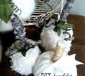 goodwill sweaters make fun fall home decor, crafts, repurposing upcycling, seasonal holiday decor