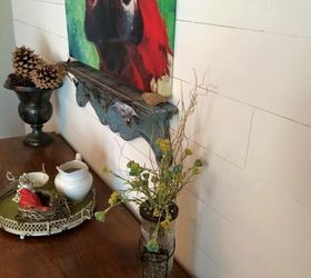 shiplap wall on a budget, dining room ideas, diy, painting, wall decor, woodworking projects
