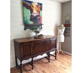 shiplap wall on a budget, dining room ideas, diy, painting, wall decor, woodworking projects