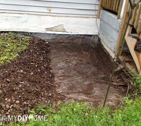 fall garden fall porch before after, gardening, landscape, porches