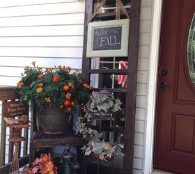 fall garden fall porch before after, gardening, landscape, porches