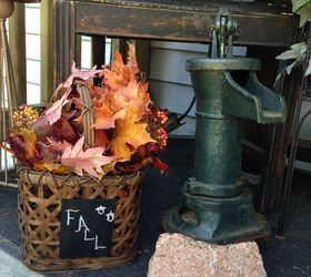 fall garden fall porch before after, gardening, landscape, porches