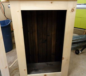 basement window repurposed as cabinet door, closet, painted furniture, repurposing upcycling, woodworking projects