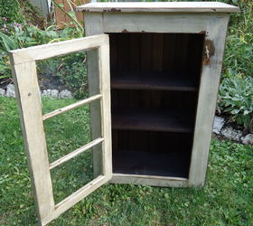 basement window repurposed as cabinet door, closet, painted furniture, repurposing upcycling, woodworking projects