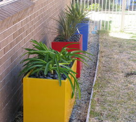 third and last painted file cabinet to garden planter sungold yellow, container gardening, gardening, repurposing upcycling