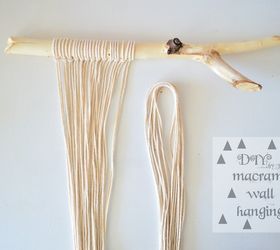 diy easy wall hanging macrame, crafts, wall decor