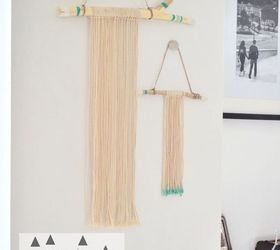 diy easy wall hanging macrame, crafts, wall decor