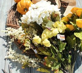 how to make a pumpkin wreath, crafts, how to, seasonal holiday decor, wreaths