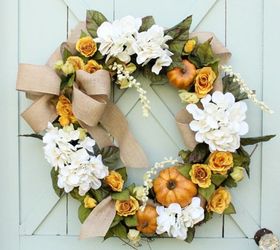 how to make a pumpkin wreath, crafts, how to, seasonal holiday decor, wreaths