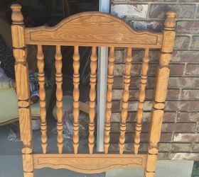crib turned bench tutorial, how to, outdoor furniture, painted furniture, repurposing upcycling