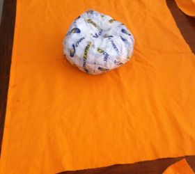 easy fabric pumpkin, crafts, seasonal holiday decor