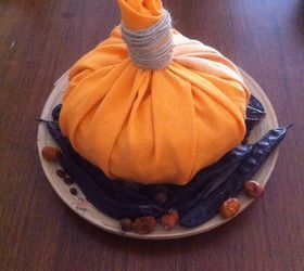 easy fabric pumpkin, crafts, seasonal holiday decor