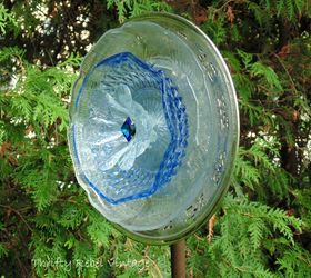 how to make a garden art dish flower, crafts, gardening, repurposing upcycling