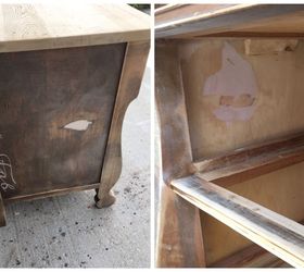 from the trash to a treasure, painted furniture