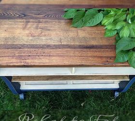 from the trash to a treasure, painted furniture