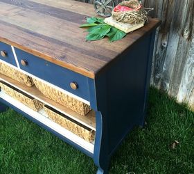 from the trash to a treasure, painted furniture