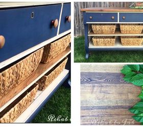 from the trash to a treasure, painted furniture