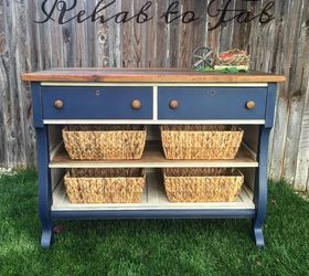 from the trash to a treasure, painted furniture