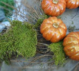 pumpkin wreath, crafts, seasonal holiday decor, wreaths