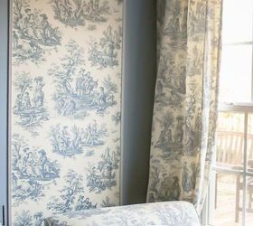 builder grade bedroom makeover, bedroom ideas, home decor, painting, reupholster, wall decor, window treatments