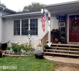 fall garden fall porch before after, gardening, landscape, porches