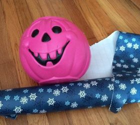 make the perfect papier m ch fall pumpkin sculpture container, crafts, halloween decorations, seasonal holiday decor