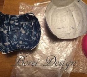 make the perfect papier m ch fall pumpkin sculpture container, crafts, halloween decorations, seasonal holiday decor