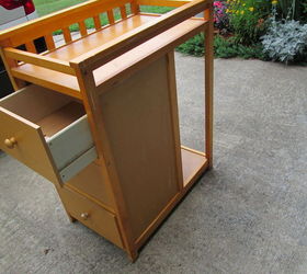 can you believe this was trash now crafting fabric storage, craft rooms, painted furniture, repurposing upcycling, shabby chic, storage ideas
