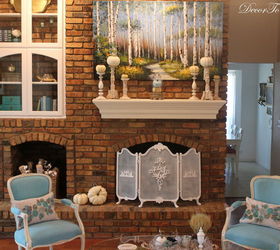 storybook cottage fall home tour, home decor, seasonal holiday decor