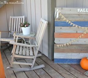 rustic fall porch entryway, curb appeal, foyer, home decor, porches, seasonal holiday decor