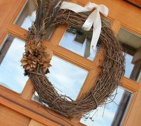rustic fall porch entryway, curb appeal, foyer, home decor, porches, seasonal holiday decor