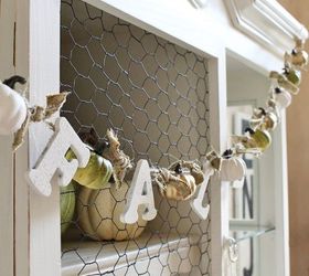 diy mini pumpkin garland, crafts, how to, seasonal holiday decor