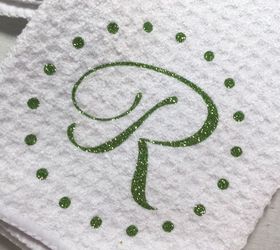 how to make monogrammed hand towels, crafts, how to